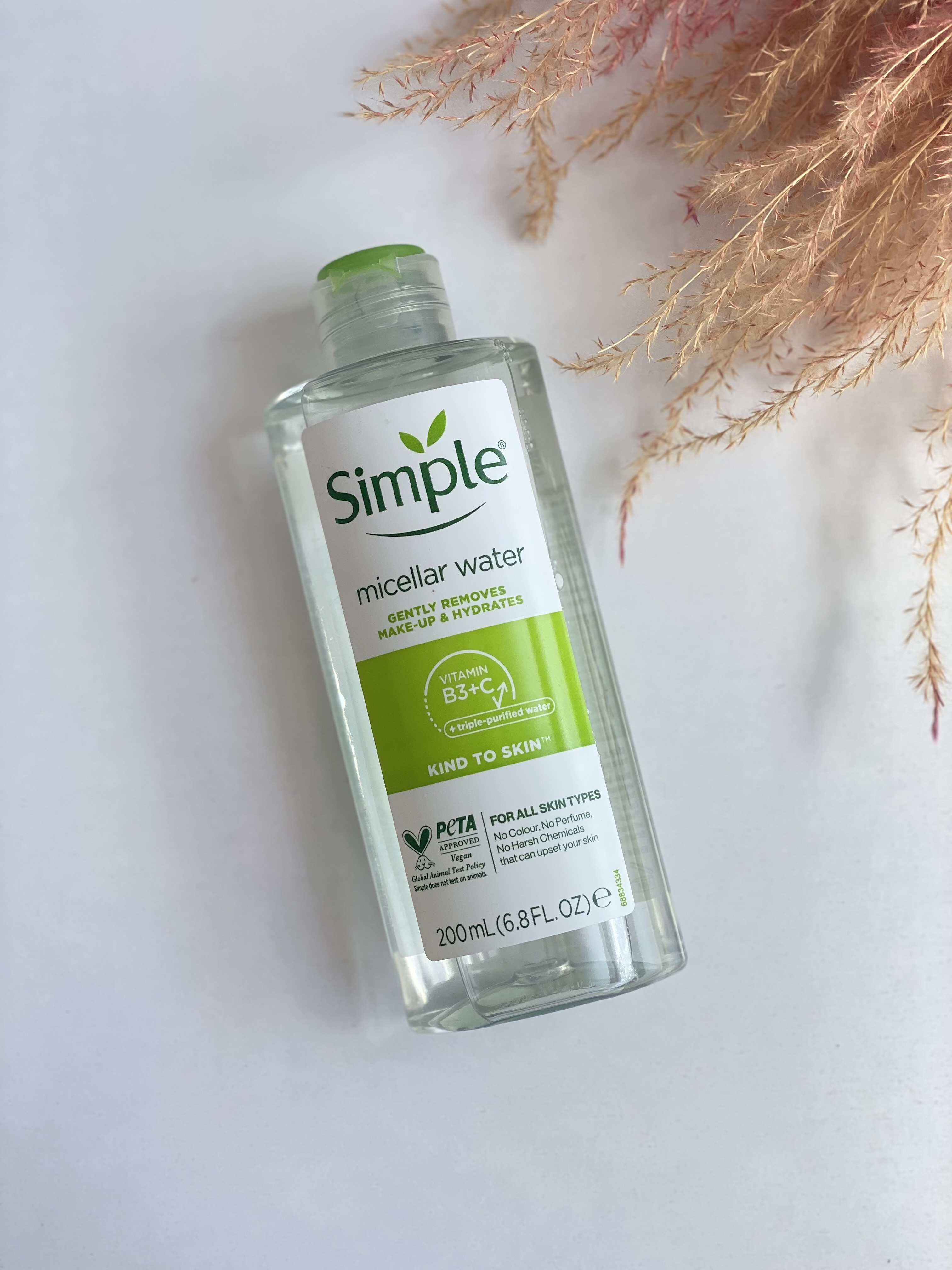 میسلار واتر Simple مخصوص انواع پوست بدون مواد مضر