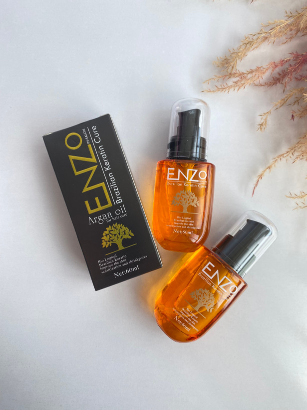 روغن آرگان Enzo اورجینال درمان موخوره و خشکی مو